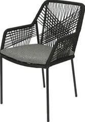 Садовый стул Enne Garden Siena Slim, темно-серый цена и информация | Садовые стулья, кресла, пуфы | hansapost.ee