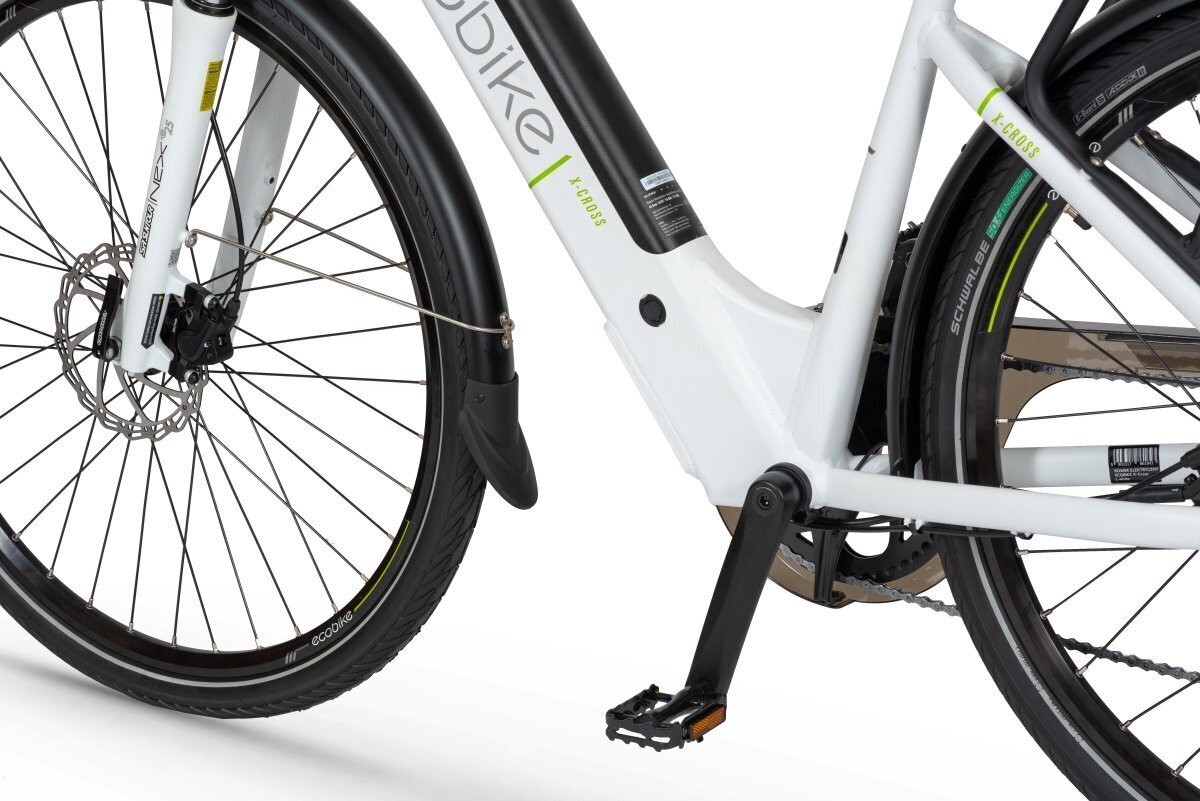 Elektrijalgratas Ecobike X-Cross 14,5 Ah Greenway, valge цена и информация | Elektrijalgrattad | hansapost.ee