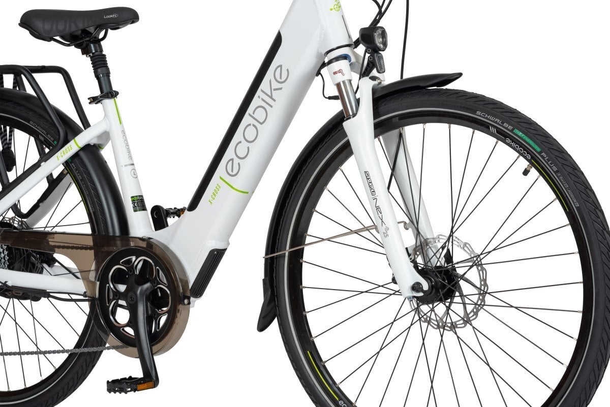 Elektrijalgratas Ecobike X-Cross 14,5 Ah Greenway, valge цена и информация | Elektrijalgrattad | hansapost.ee