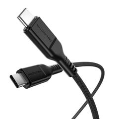 Кабель премиум-класса USB-C - USB-C (черный, 2,1м) цена и информация | Кабели и провода | hansapost.ee