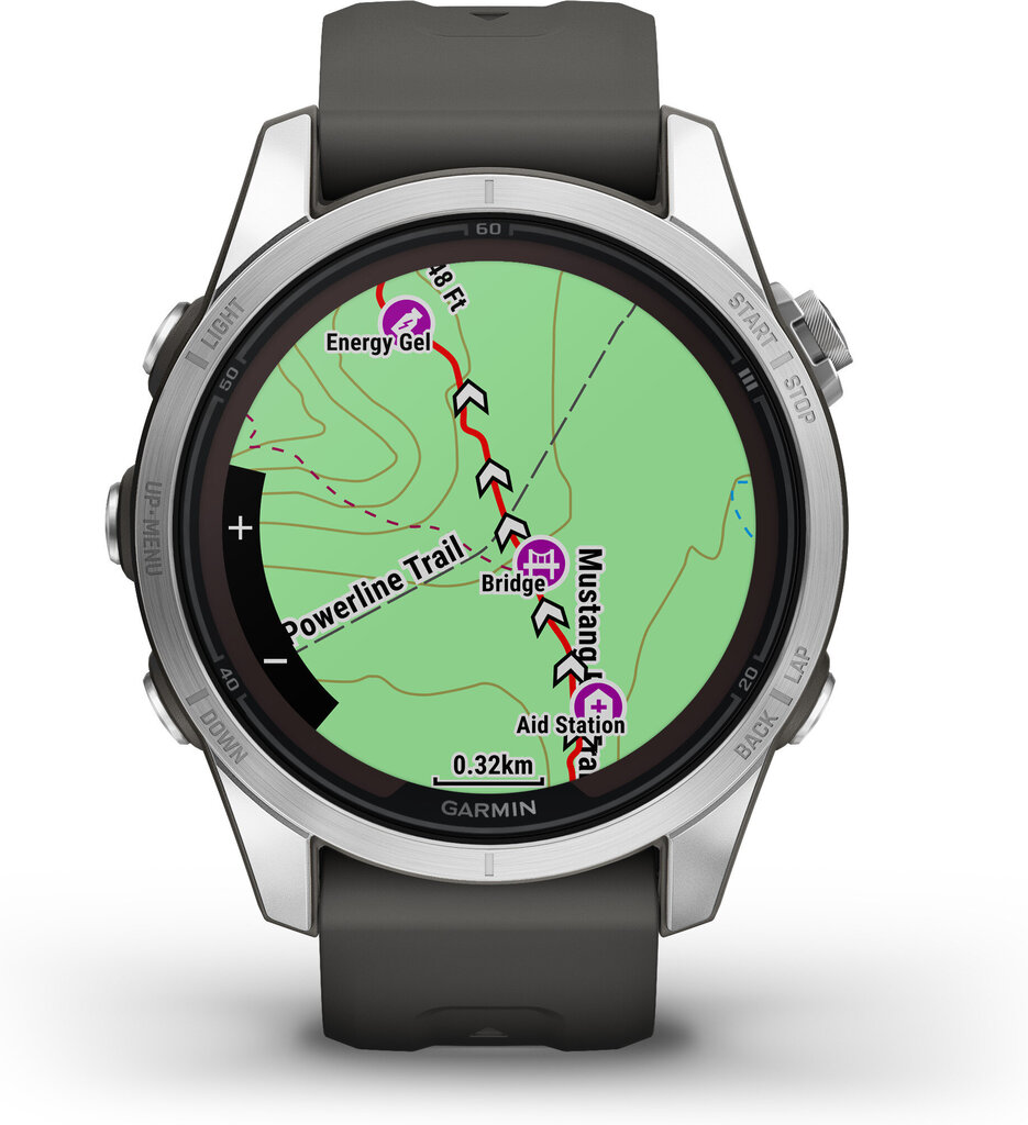 Garmin fēnix® 7S Pro Solar Silver/Graphite hind ja info | Nutikellad, laste nutikellad | hansapost.ee