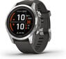 Garmin fēnix® 7S Pro Solar Silver/Graphite 42mm цена и информация | Nutikellad, laste nutikellad | hansapost.ee