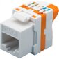 Ühendus Techly Cat6 KeyStone RJ45 pistikupesa UTP цена и информация | Juhtmed ja kaablid | hansapost.ee