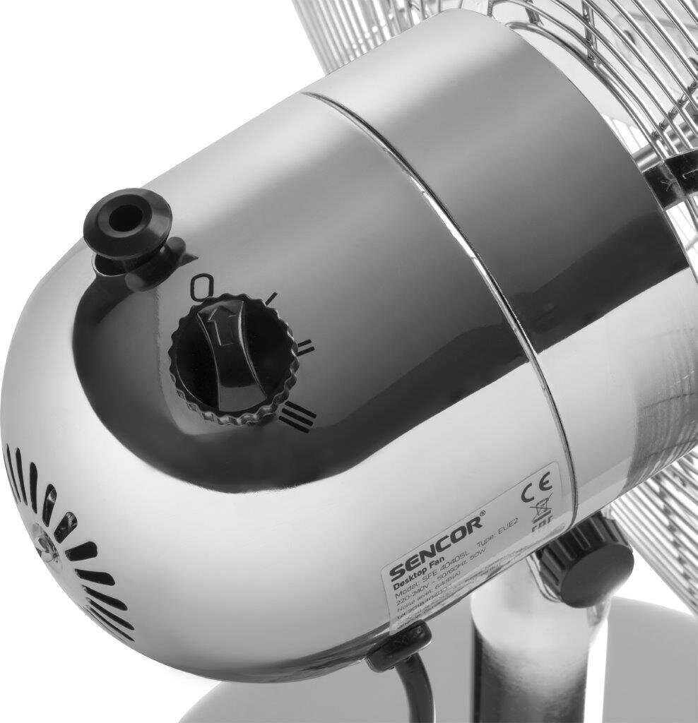 Lauaventilaator Sencor SFE 4040SL, 40cm, 50W цена и информация | Ventilaatorid | hansapost.ee