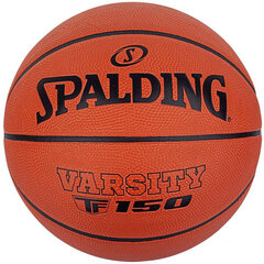 Баскетбольный мяч Spalding Varsity TF-150, оранжевый цена и информация | Баскетбольные мячи | hansapost.ee