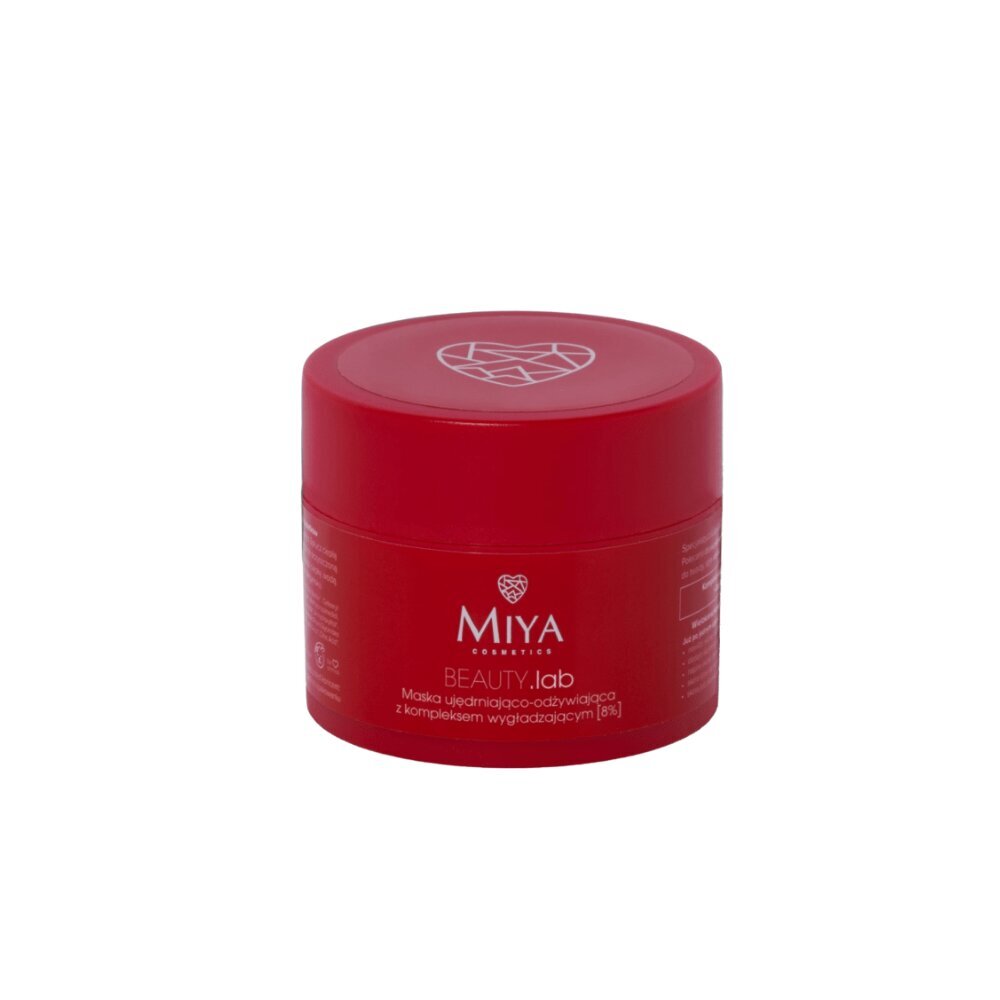 Miya Cosmetics BEAUTY.lab pinguldav ja niisutav mask niatsiinamiidi, peptiitide ja taimsete ekstraktidega, 50 g hind ja info | Näomaskid ja silmamaskid | hansapost.ee