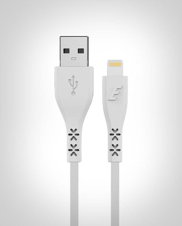 Energizer Hardcase Lightning Lifetime USB 1.2m, Valge hind ja info | Mobiiltelefonide kaablid | hansapost.ee