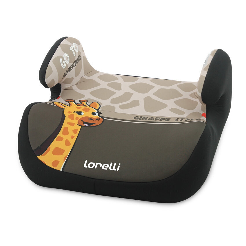 Turvaiste Lorelli Topo Comf, 15-36 kg, Giraffe Light-Dark Beige hind ja info | Turvatoolid ja turvahällid | hansapost.ee