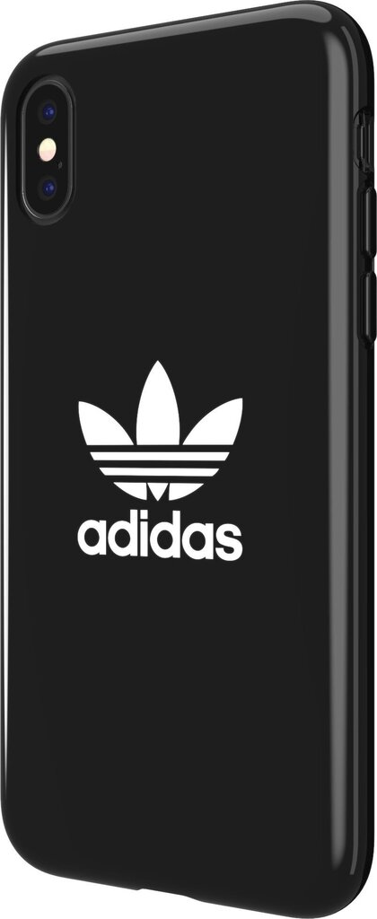 Ümbris Adidas skirtas Apple iPhone X / XS, juoda цена и информация | Telefonide kaitsekaaned ja -ümbrised | hansapost.ee
