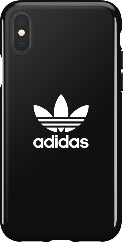 Ümbris Adidas skirtas Apple iPhone X / XS, juoda цена и информация | Telefonide kaitsekaaned ja -ümbrised | hansapost.ee