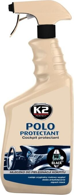 K2 POLO PROTECTANT 770ml ATOM. BLACK MAN - armatuurlaua agent цена и информация | Autokeemia | hansapost.ee