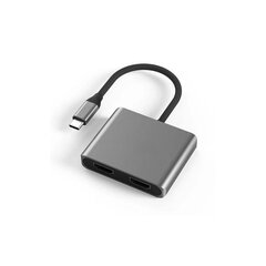 Adapter USB Type-C – 2x HDMI 4K hind ja info | USB adapterid ja jagajad | hansapost.ee