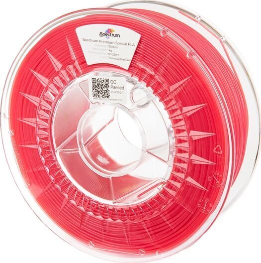 3D printeri filament Spectrum PLA Thermoactive 175 mm 1000 g 80172 Red hind ja info | Nutiseadmed ja lisatarvikud | hansapost.ee