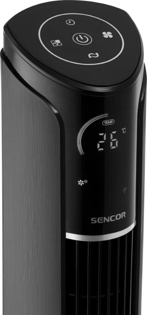 Seisev ventilaator Sencor SFT 4207BK SmartBreeze Wi-Fi, App, Touch control, Timer, remote hind ja info | Ventilaatorid | hansapost.ee