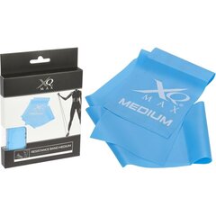 Фитнес-резина для упражнений XQ Max Medium, 0,3см, синяя цена и информация | Тренировочные шины | hansapost.ee