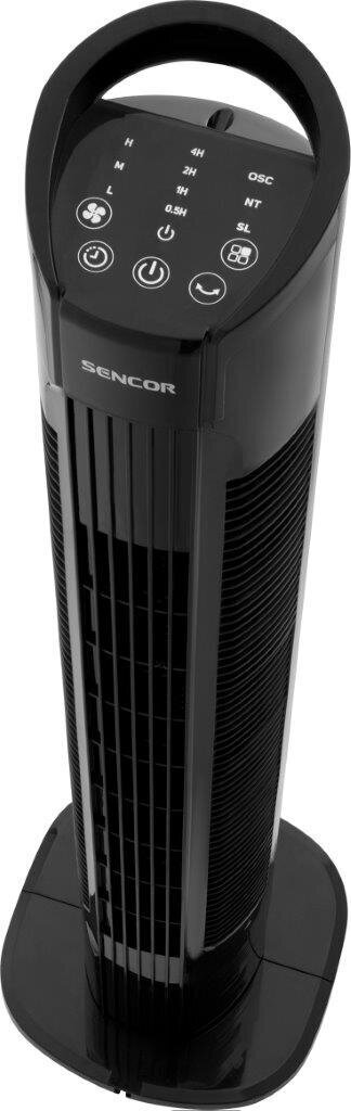 Seisev ventilaator Sencor SFT 3113BK SmartBreeze Wi-Fi, App, 50W, Touch control, Timer, remote цена и информация | Ventilaatorid | hansapost.ee