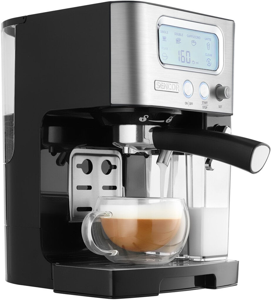 Sencor SES 4090SS poolautomaatne espressomasin hind ja info | Kohvimasinad ja espressomasinad | hansapost.ee