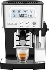 Sencor SES 4090SS poolautomaatne espressomasin price and information | Kohvimasinad ja espressomasinad | hansapost.ee