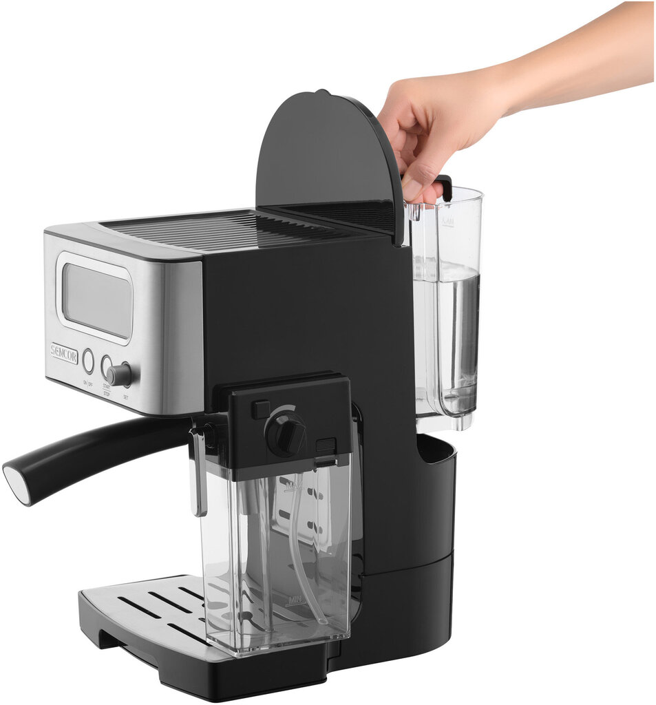 Sencor SES 4090SS poolautomaatne espressomasin цена и информация | Kohvimasinad ja espressomasinad | hansapost.ee