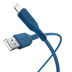 Кабель премиум-класса с сертификацией MFI USB - Lightning (синий, 1,1м) цена и информация | Кабели и провода | hansapost.ee