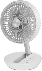 Juhtmeta ventilaator Sencor SFE 0773WH AKU, 14,4 cm, 4000 mAh hind ja info | Ventilaatorid | hansapost.ee