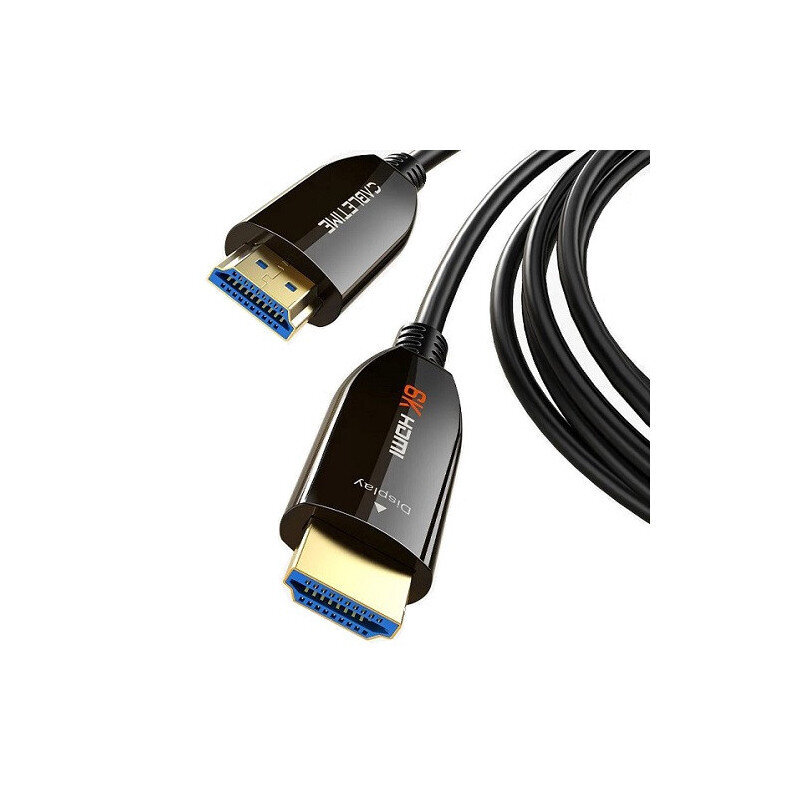 HDMI kaabel – HDMI, AOC, 8K, 60 Hz, 10 m, 48 Gbps, 2.1 ver hind ja info | Juhtmed ja kaablid | hansapost.ee