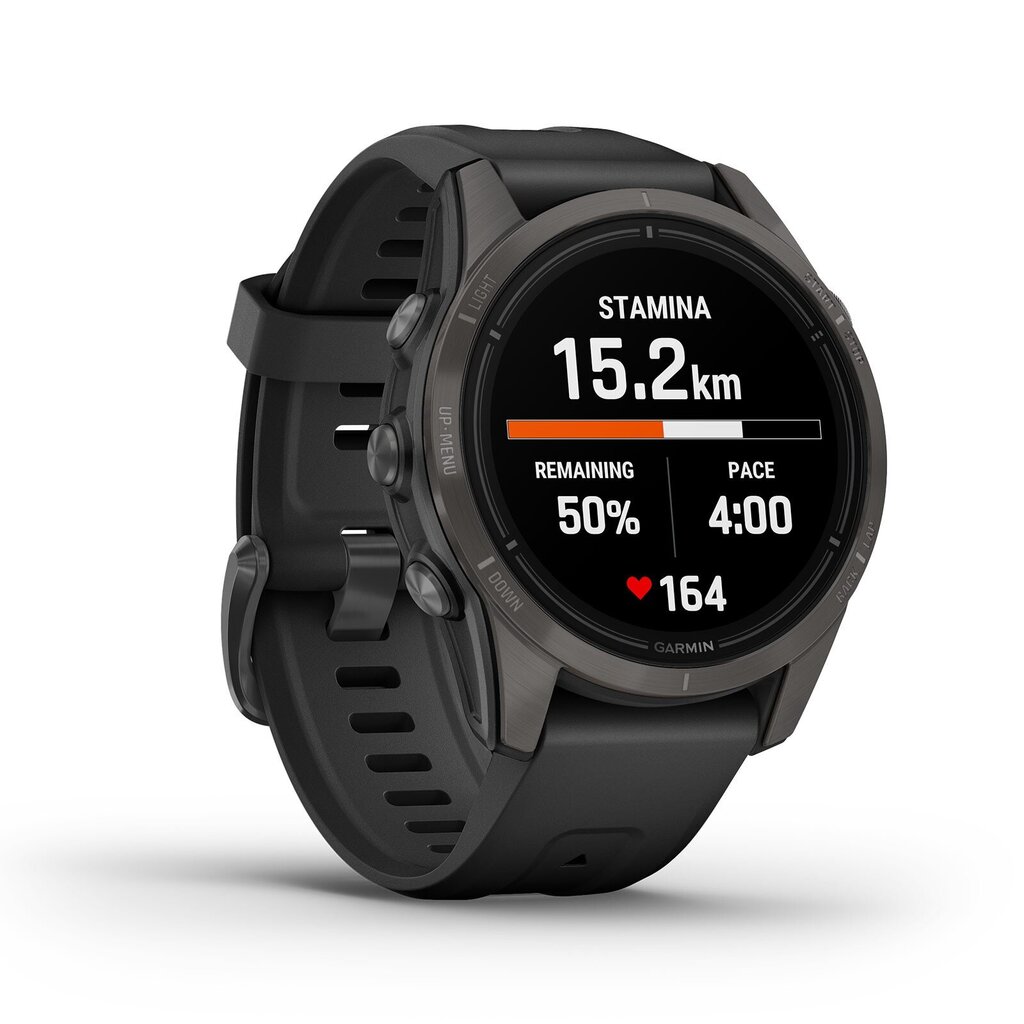 Garmin epix Pro Gen 2 Sapphire Carbon Gray DLC Titanium/Black hind ja info | Nutikellad, laste nutikellad | hansapost.ee