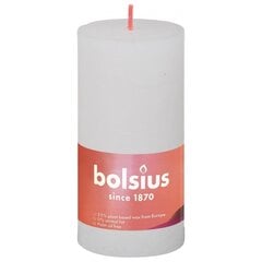 Bolsius sammasküünlad Shine 8 tk 100x50 mm pilvevalge hind ja info | Küünlad, küünlajalad | hansapost.ee