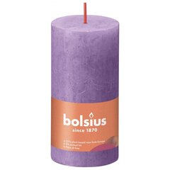 Bolsius sammasküünlad Shine 8 tk 100x50 mm erkvioletne hind ja info | Küünlad, küünlajalad | hansapost.ee