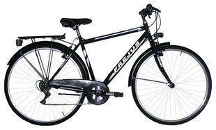 Jalgratas FREJUS CITY BIKE MAN - must (Ratta suurus: 28”) hind ja info | Jalgrattad | hansapost.ee