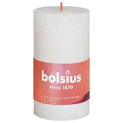 Bolsius sammasküünlad Shine 8 tk 100x50 mm pärlihall hind ja info | Küünlad, küünlajalad | hansapost.ee