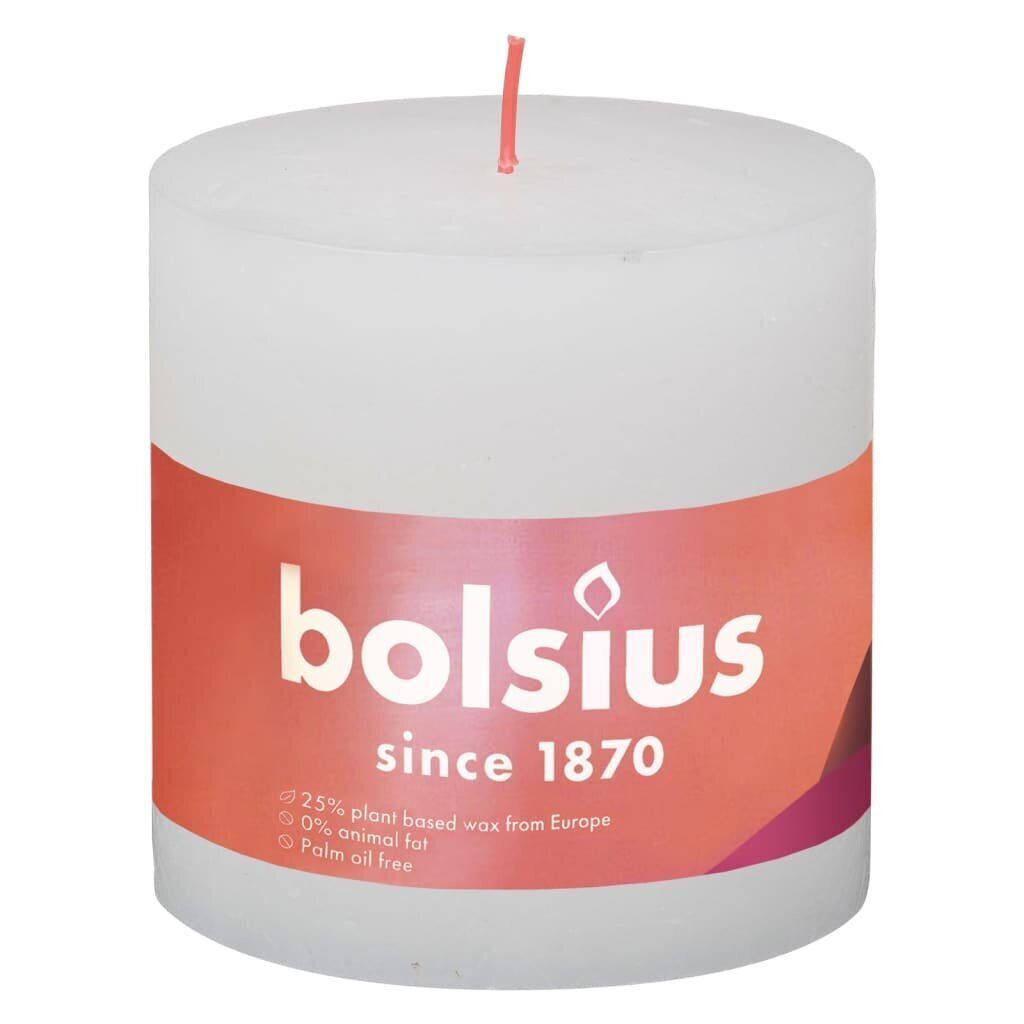 Bolsius küünlad säravad 3tk, valged, silindrikujulised hind ja info | Küünlad, küünlajalad | hansapost.ee