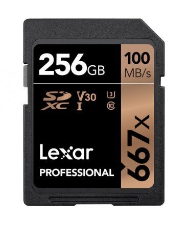 Lexar mälukaart SDXC 256GB Professional 667x U3 V30 100MB/s цена и информация | Fotoaparaatide mälukaardid | hansapost.ee