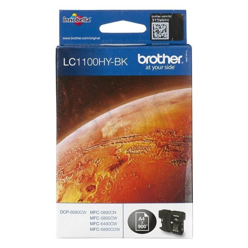 BROTHER LC1100HYBK ink black large hind ja info | Laserprinteri toonerid | hansapost.ee