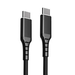 Кабель USB-C - USB-C, PD60W (черный, 3м) цена и информация | Кабели для телефонов | hansapost.ee