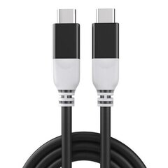 Кабель USB-C - USB-C, PD100W (черный, 3м) цена и информация | Borofone 43757-uniw | hansapost.ee