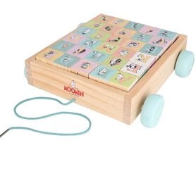 Tähestiku klotsikäru Moomin цена и информация | Игрушки для малышей | hansapost.ee