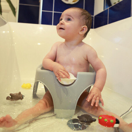 Vannitamisiste Thermobaby Aquafun, grey sharm цена и информация | Laste vannitooted | hansapost.ee