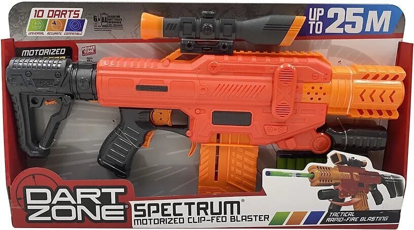 Vahtpadrunitega püstol Dart Zone Spectrum Motorized цена и информация | Mänguasjad poistele | hansapost.ee