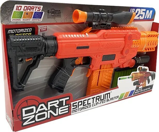 Vahtpadrunitega püstol Dart Zone Spectrum Motorized цена и информация | Mänguasjad poistele | hansapost.ee