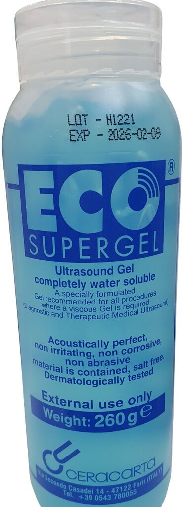Ultraheli geel Angelsounds SuperGel Eco, 260ml цена и информация | Aspiraatorid, beebikaalud ja termomeetrid | hansapost.ee