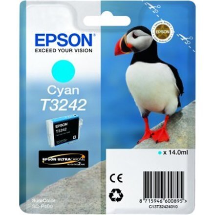 Epson T3242 SC-P400 Cyan цена и информация | Laserprinteri toonerid | hansapost.ee