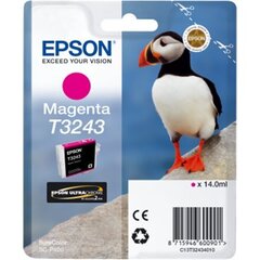 epson оригинальные чернила c13t32434010, пурпурные, 14 мл, epson surecolor sc-p400 цена и информация | Картриджи и тонеры | hansapost.ee