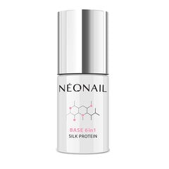 Hübriidlakk Neonail Base 6 in1 Silk Protein, 7,2 ml hind ja info | Küünelakid ja küünelakieemaldajad | hansapost.ee