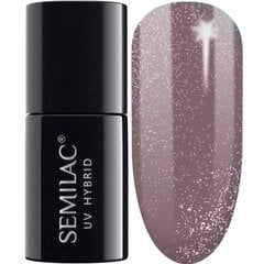 Kauapüsiv hübriidlakk Semilac, 322 Shimmer Dust Brown, 7 ml. hind ja info | Küünelakid ja küünelakieemaldajad | hansapost.ee