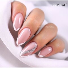Semilac 292 стойкий гибридный гель лак для ногтей HYBRID Silver Shimmer 7 мл цена и информация | Лаки для ногтей, укрепители для ногтей | hansapost.ee