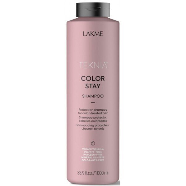 Šampoon Lakmé Teknia Hair Care Color Stay, 1000 ml цена и информация | Šampoonid | hansapost.ee