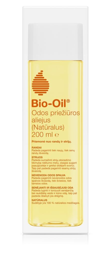 Spetsiaalne nahahooldustoode Bio Oil Natural, 200 ml цена и информация | Kehakreemid, kehaõlid ja losjoonid | hansapost.ee