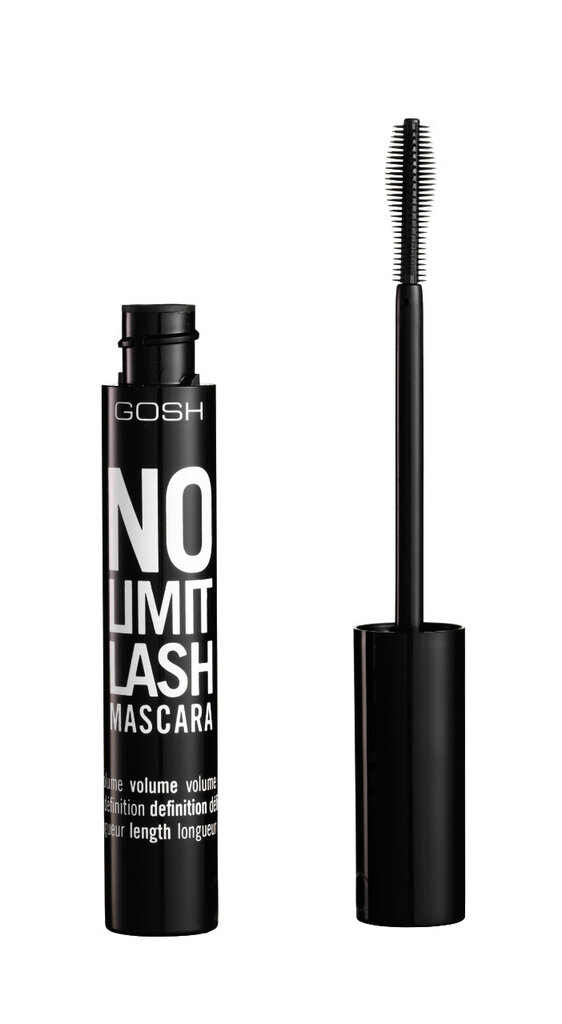 Ripsmeliim Gosh No Limit Lash Mascara 10 ml цена и информация | Lauvärvid, ripsmetušid ja silmapliiatsid | hansapost.ee