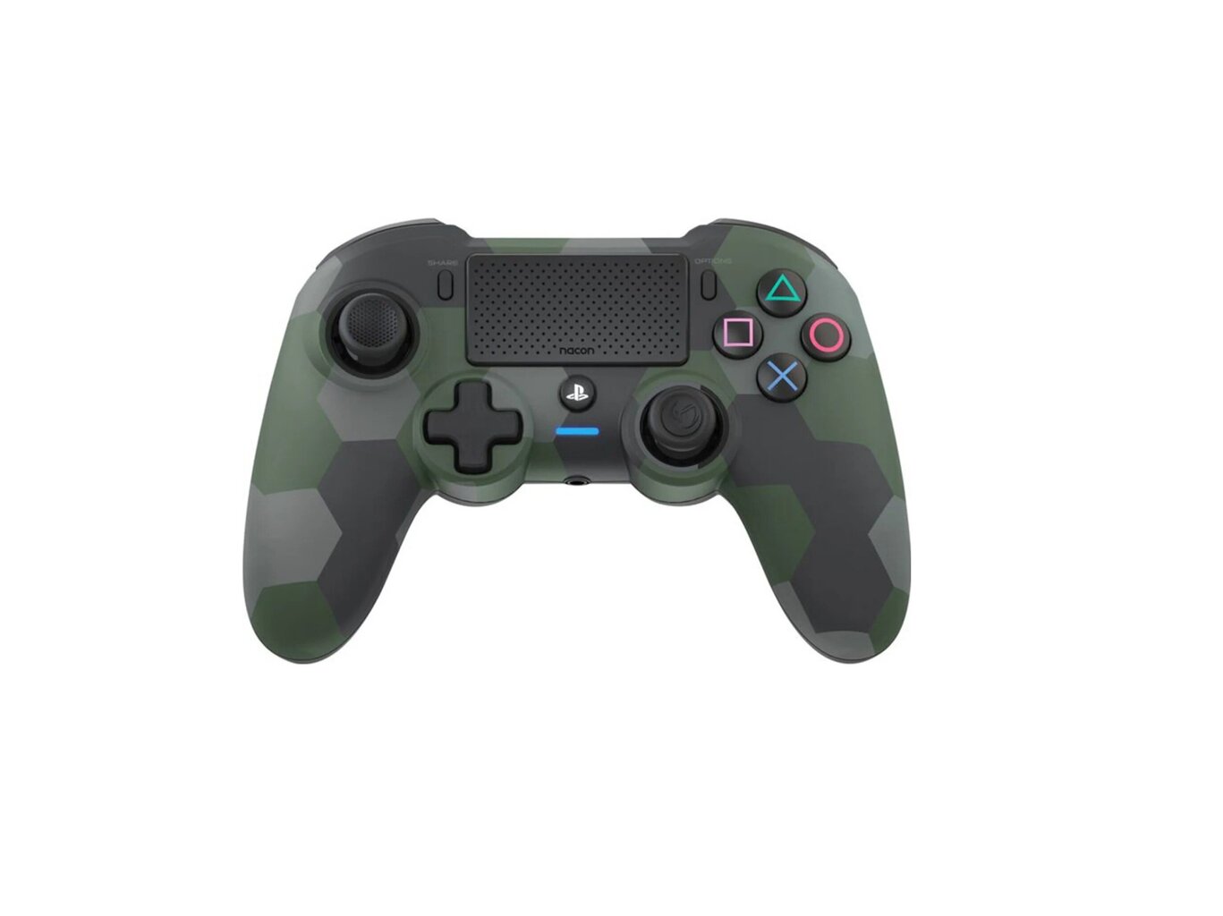 Nacon Wireless Dualshock 4 V2 Controller Asymmetric Camo Green (PS4) - PlayStation 4 цена и информация | Mängupuldid | hansapost.ee